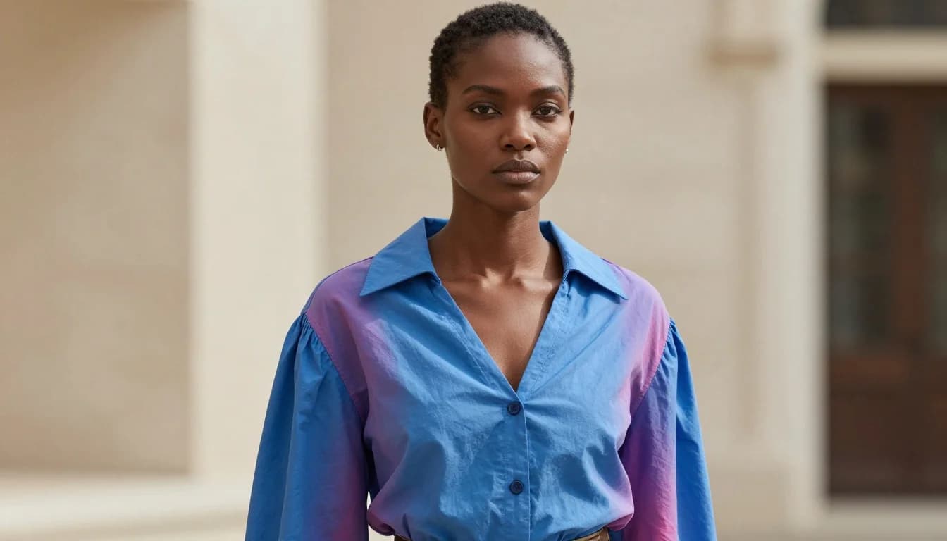 How to Style Blouses for Dark Skin