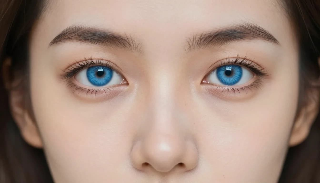Why Blue Eyes Respond So Visibly to Color