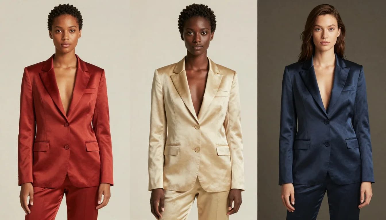 How to Wear Silk Well with Dark Skin