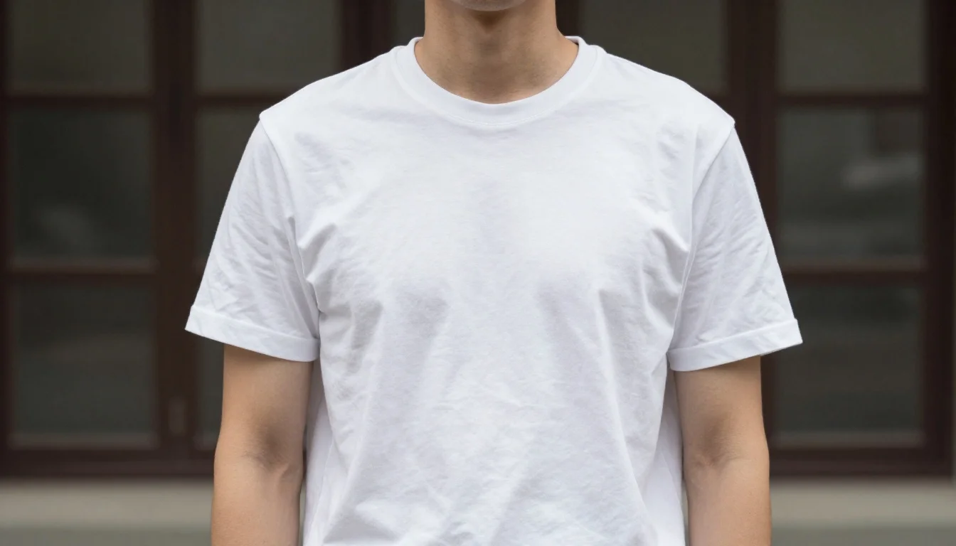 How to Wear a White T-Shirt with Cool Undertones