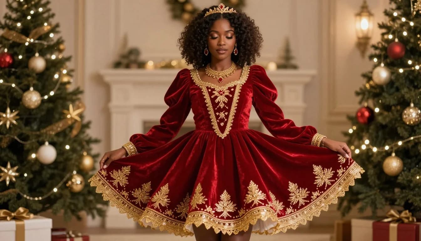 How to Dress for Christmas with Dark Skin