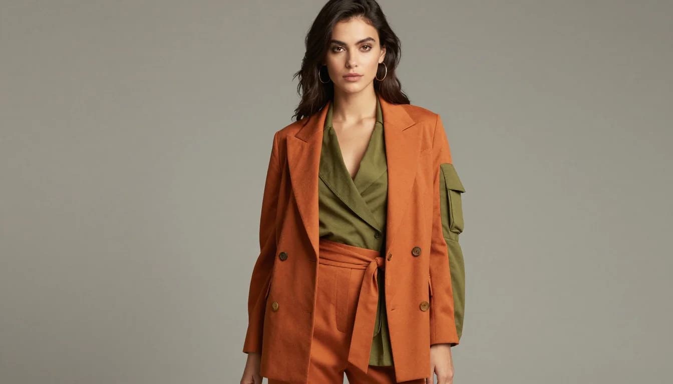 How to Build Outfits Around Brown Hair