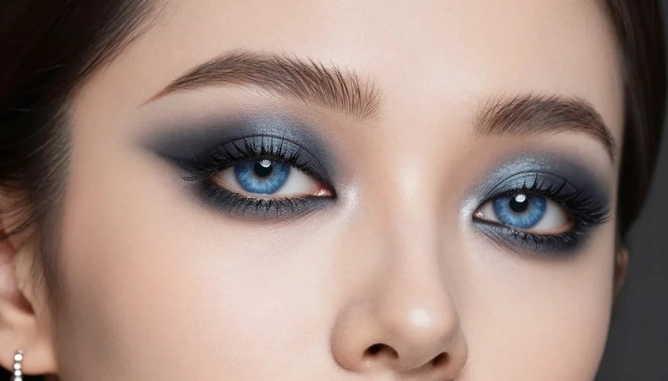How to Build a Smoky Eye for Blue Eyes
