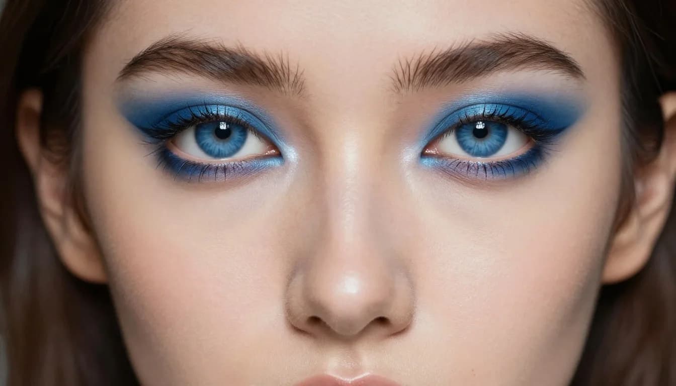 Why Dark Liner Makes Blue Irises Look More Vivid