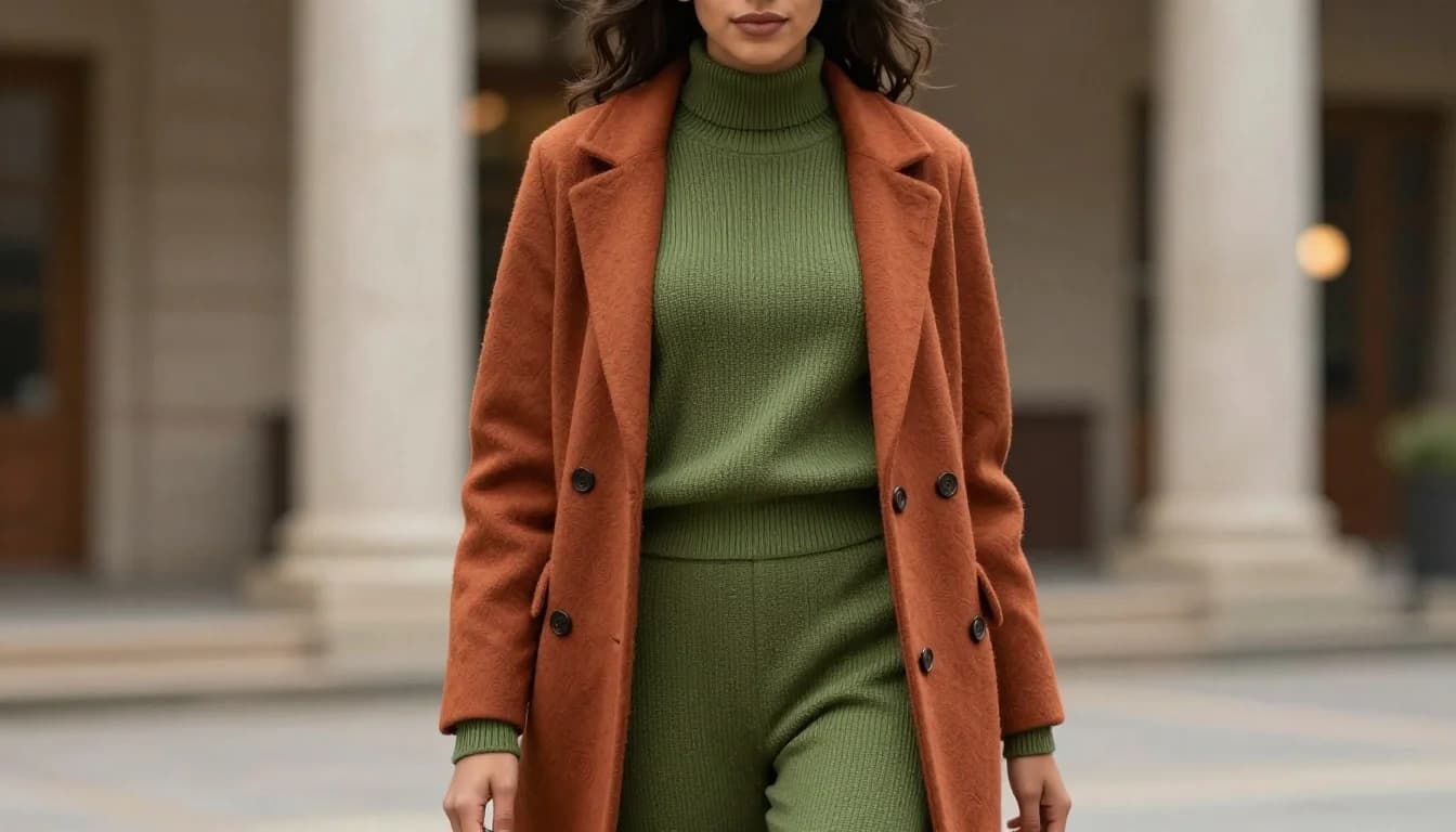 How to Wear Warm Autumn Colors with Olive Skin