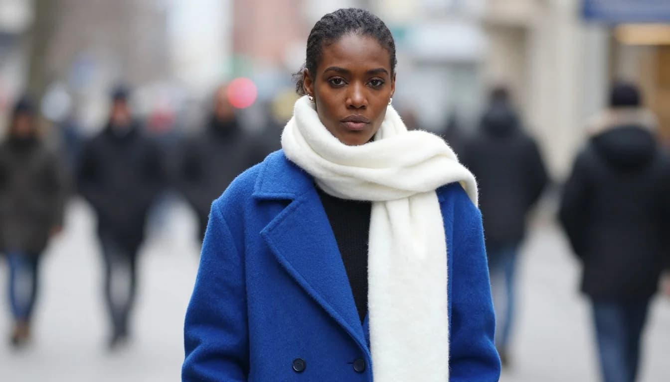 How to Wear Winter Colors With Dark Skin