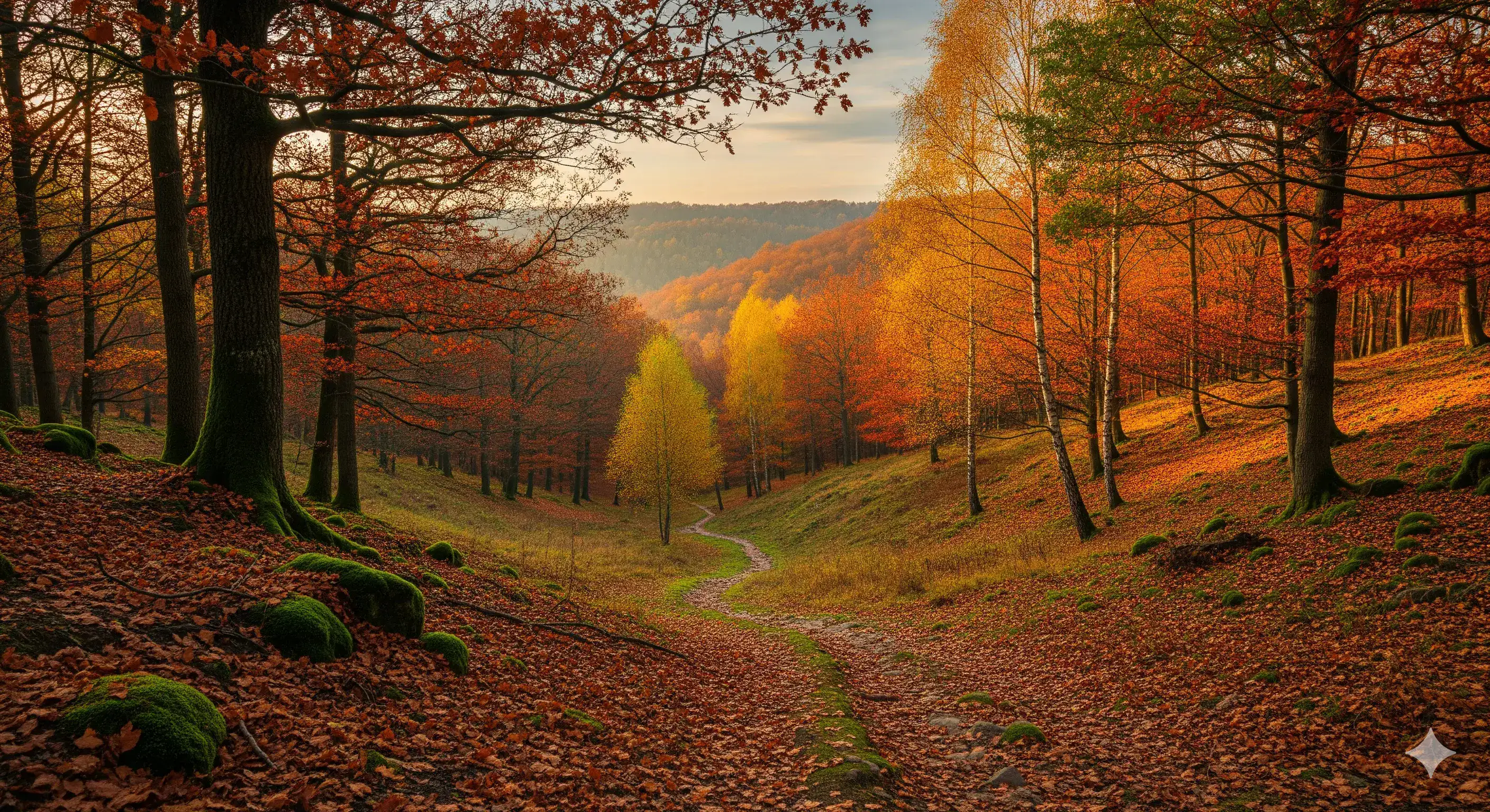 Deep Autumn color palette guide featuring rich warm colors like espresso brown, burnt sienna, and deep teal for seasonal color analysis