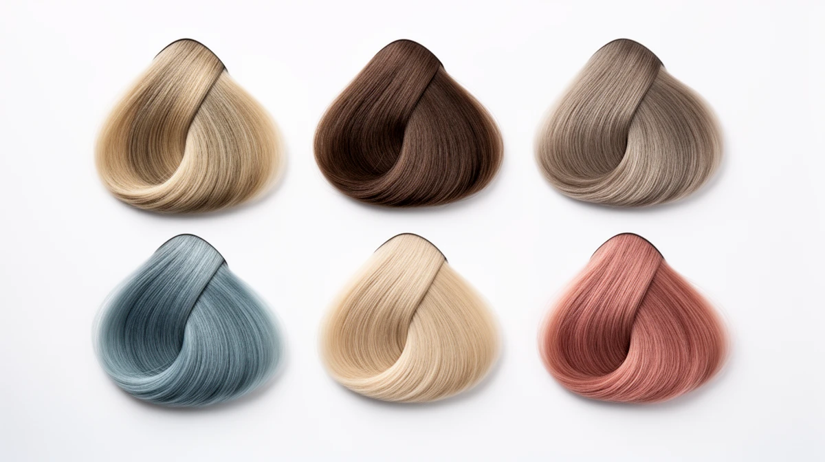 True Summer hair color swatches and samples