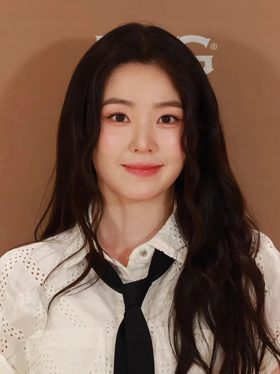 Irene (Red Velvet) wearing sunshine pastel outfits with fluid fabric and glow, showcasing sherbet peach, sea glass, buttermilk, mint foam, and rose coral from the Light Spring palette.