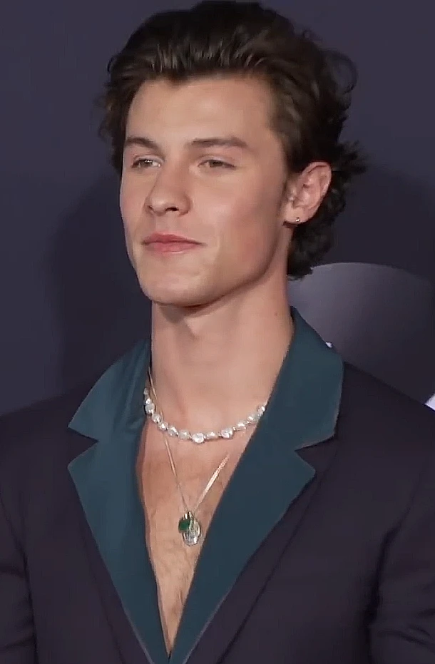 Shawn Mendes wearing airy pastel ensembles with soft tailoring, showcasing sky blue, cool blush, opal gray, mint chiffon, and soft navy from the Light Summer palette.